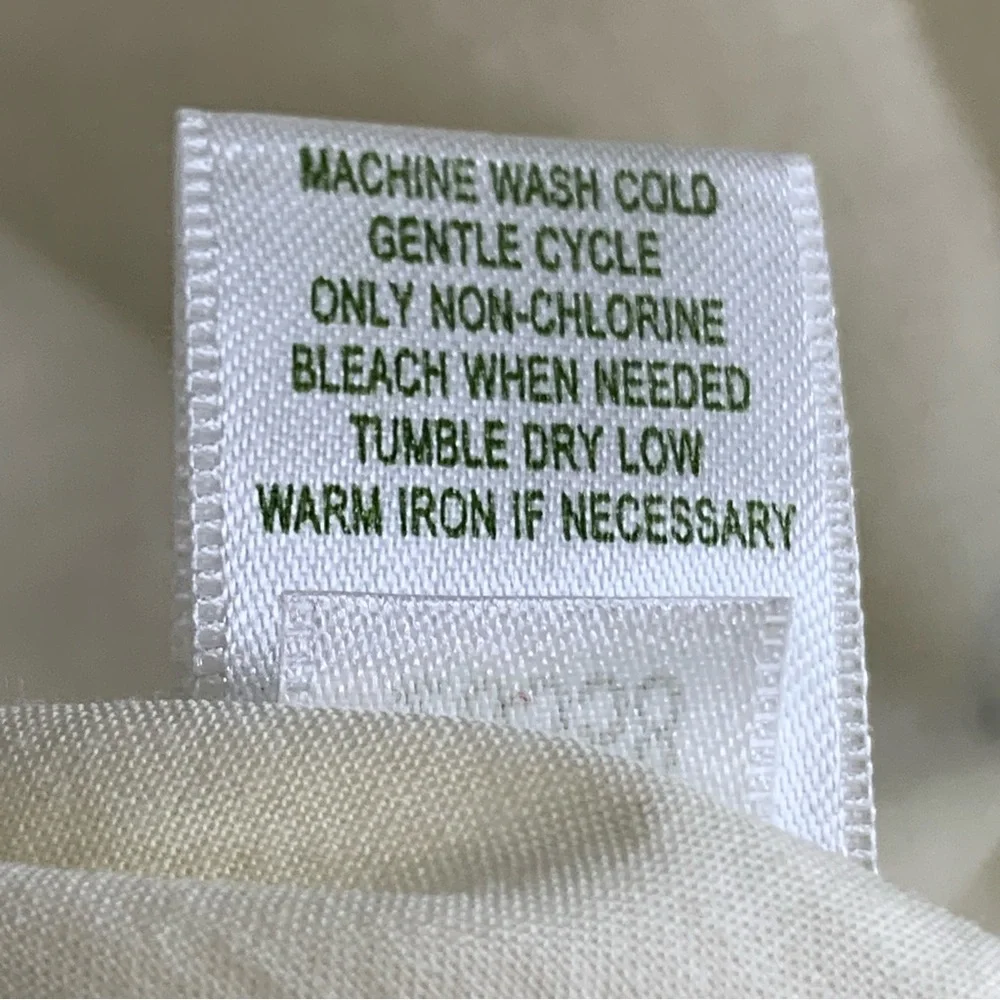 Garnet Hill A-Line Polka Dot Sleeveless Dress w/Tie Belt in Cream Size 6 - Picture 6 of 13